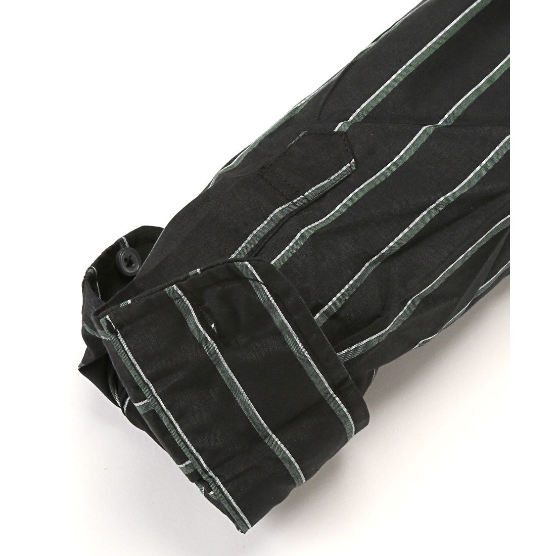 拉格風格 LUXSTYLE 總柄鈕扣長袖襯衫/鈕扣胸口口袋 條紋 格子 總柄 平織布料