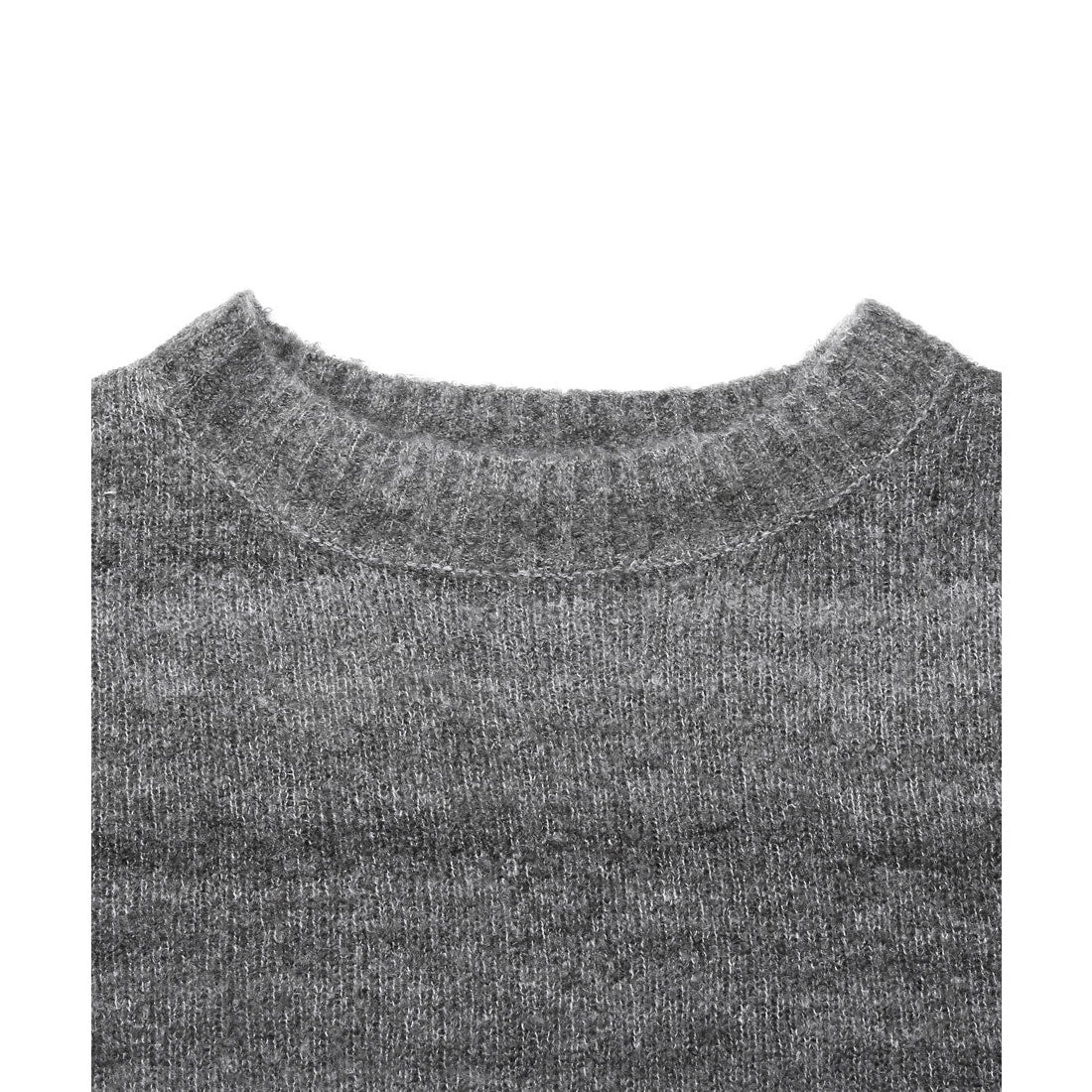 LUXSTYLE Rag Style Gradient Crew Neck Knit / Knitwear Gradient Crew Neck Big Silhouette Plus Size