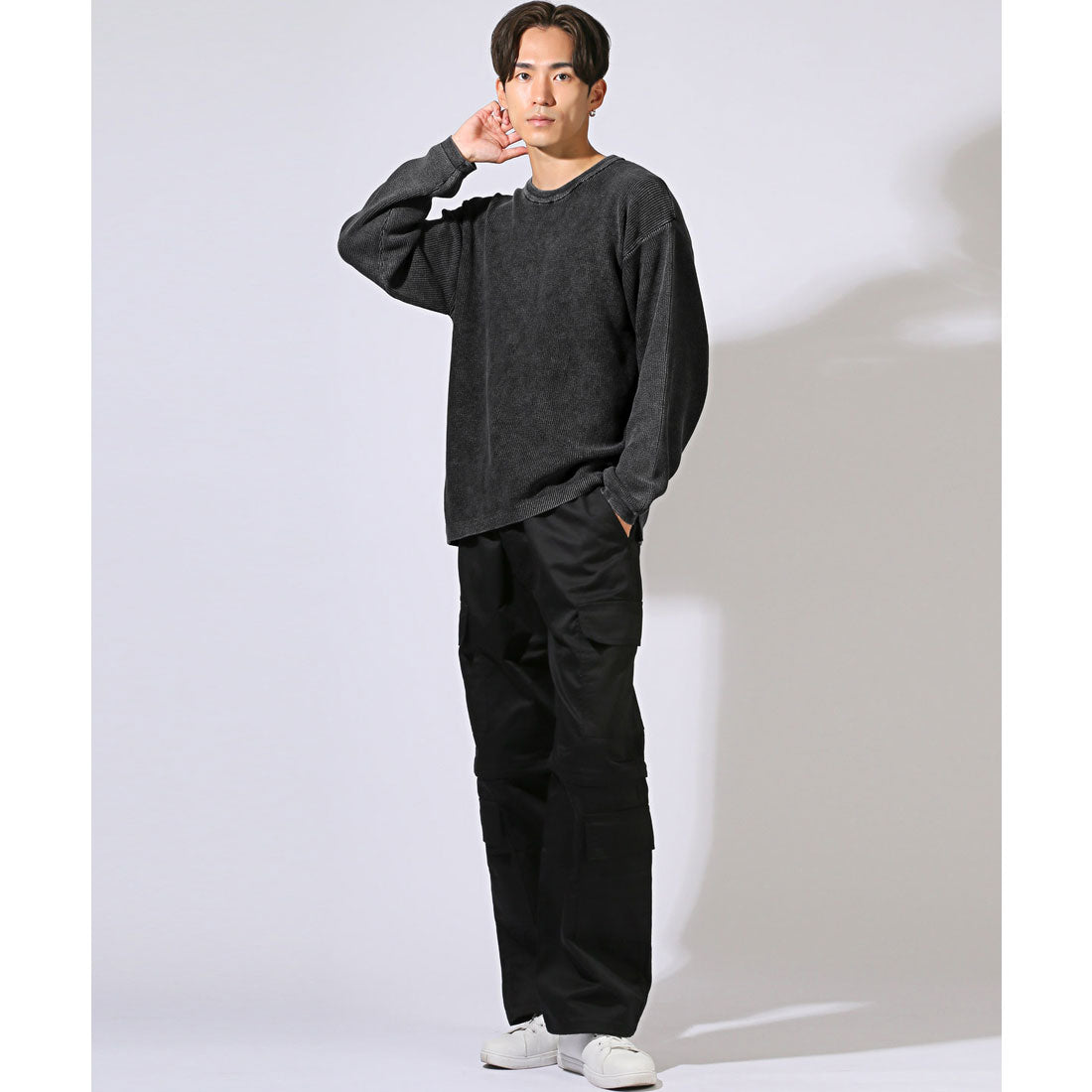 Rug Style LUXSTYLE 12G Single Rib Stone Wash Knit/Knitwear 12G Single Rib Stone Wash Oversized Spring Autumn Winter Plus Size Plain