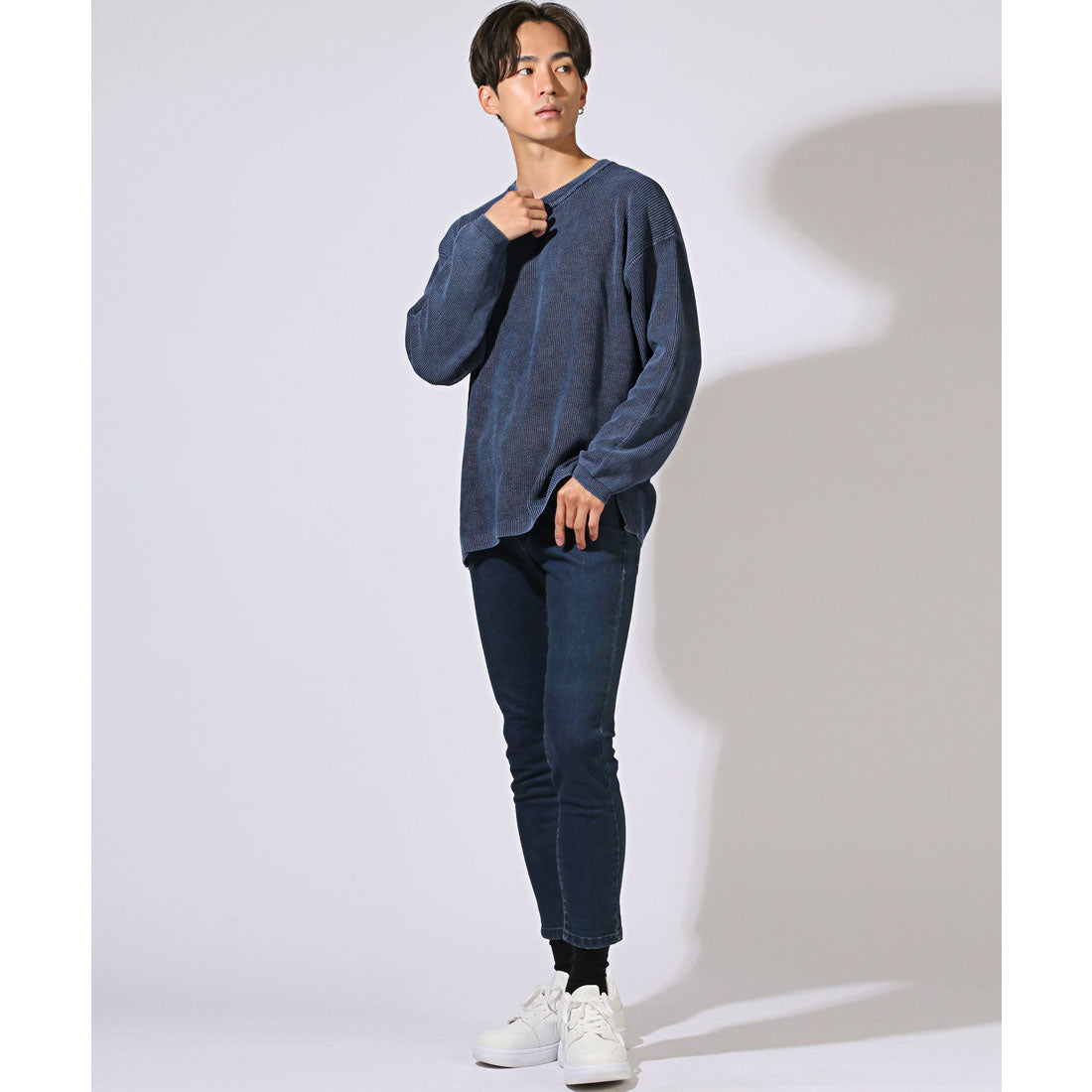 Rug Style LUXSTYLE 12G Single Rib Stone Wash Knit/Knitwear 12G Single Rib Stone Wash Oversized Spring Autumn Winter Plus Size Plain