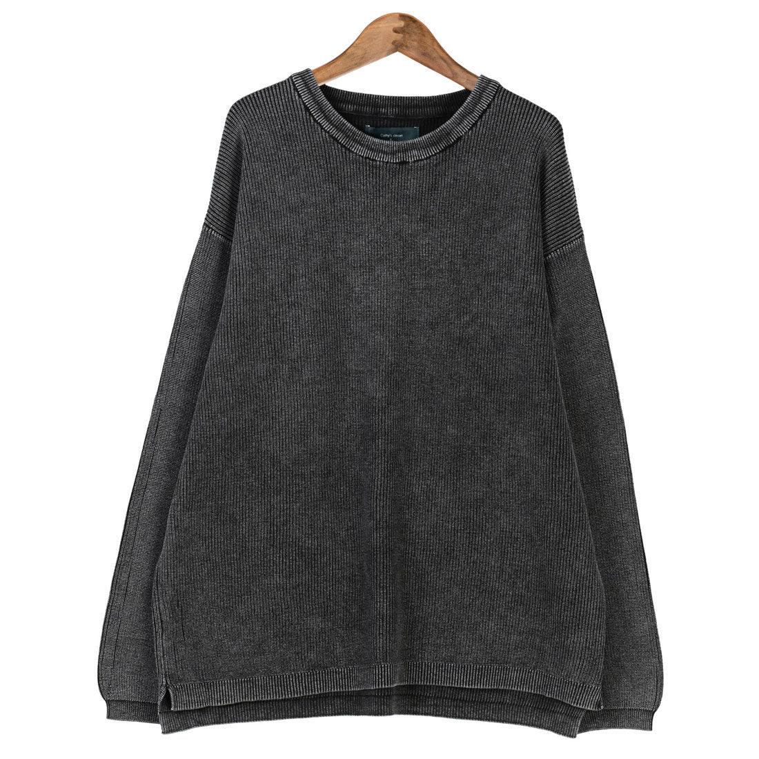 Rug Style LUXSTYLE 12G Single Rib Stone Wash Knit/Knitwear 12G Single Rib Stone Wash Oversized Spring Autumn Winter Plus Size Plain