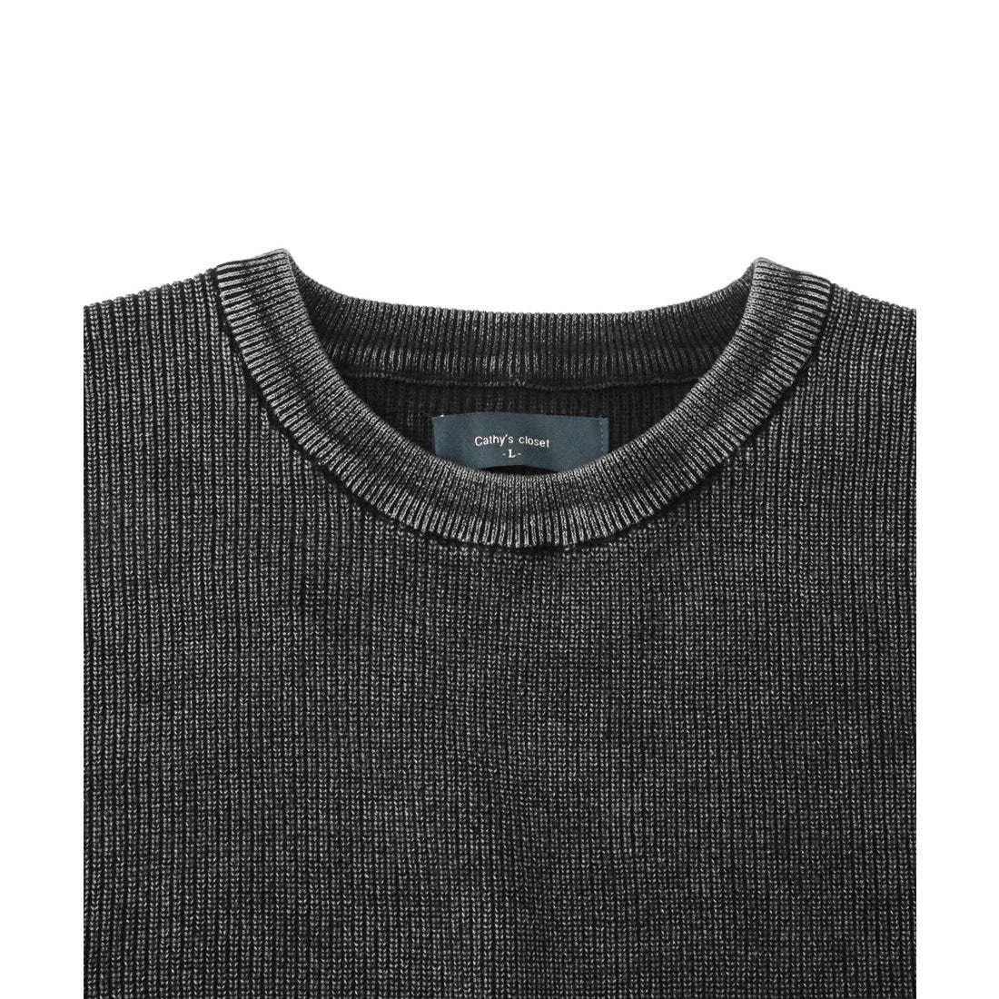 Rug Style LUXSTYLE 12G Single Rib Stone Wash Knit/Knitwear 12G Single Rib Stone Wash Oversized Spring Autumn Winter Plus Size Plain