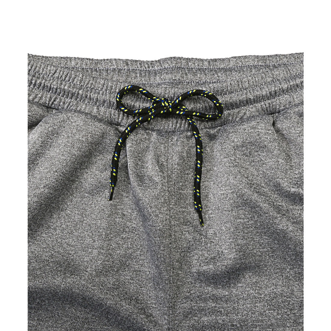 Rug style LUXSTYLE zip logo pocket jogger pants / jersey bottoms logo zipper pocket elastic waist rib monochrome