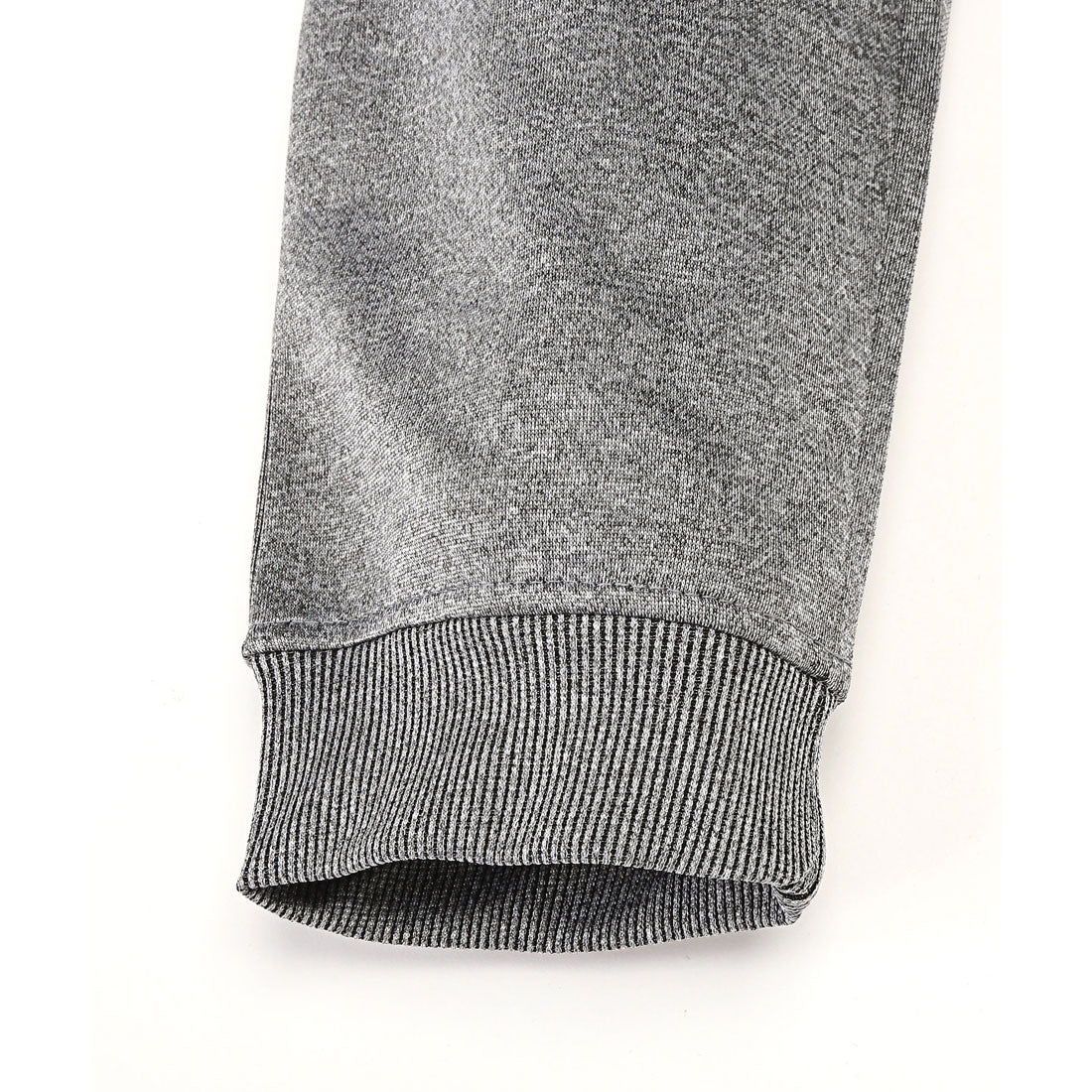 Rug style LUXSTYLE zip logo pocket jogger pants / jersey bottoms logo zipper pocket elastic waist rib monochrome