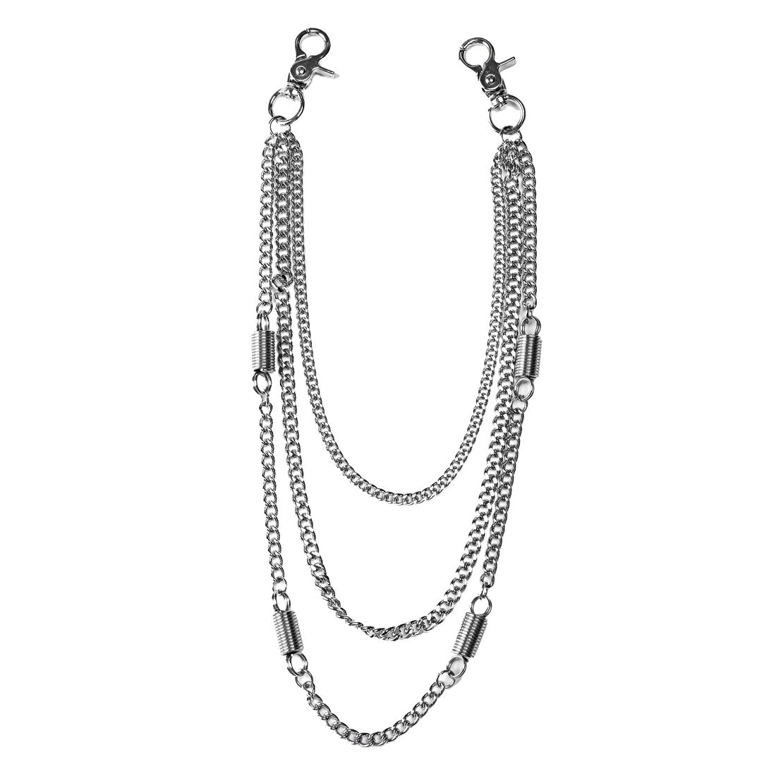 Rug Style LUXSTYLE Stainless Steel Wallet Chain/Chain silver Accessories Belt Key Ring Key Holder
