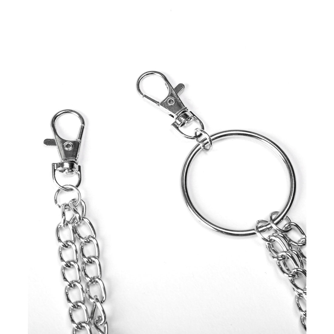 Rug Style LUXSTYLE Stainless Steel Wallet Chain/Chain silver Accessories Belt Key Ring Key Holder