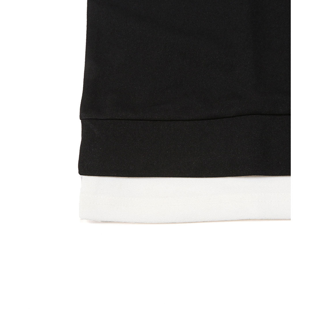 LUXSTYLE Plain Fake Layered Long Sleeve T-Shirt / Fake Layered Layering Large Size UV Cut Stretch Dry Quick Dry