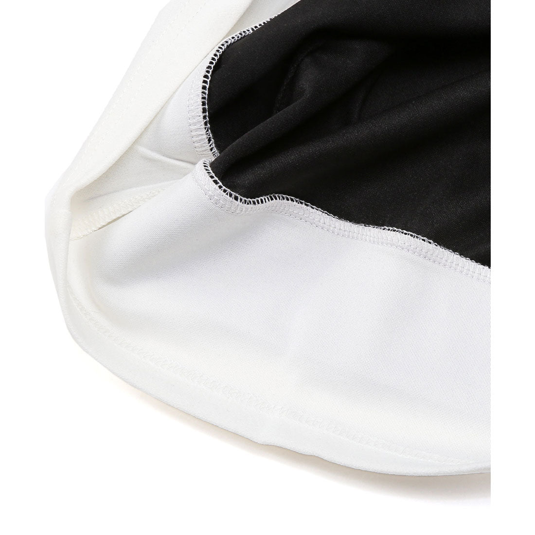 LUXSTYLE Plain Fake Layered Long Sleeve T-Shirt / Fake Layered Layering Large Size UV Cut Stretch Dry Quick Dry