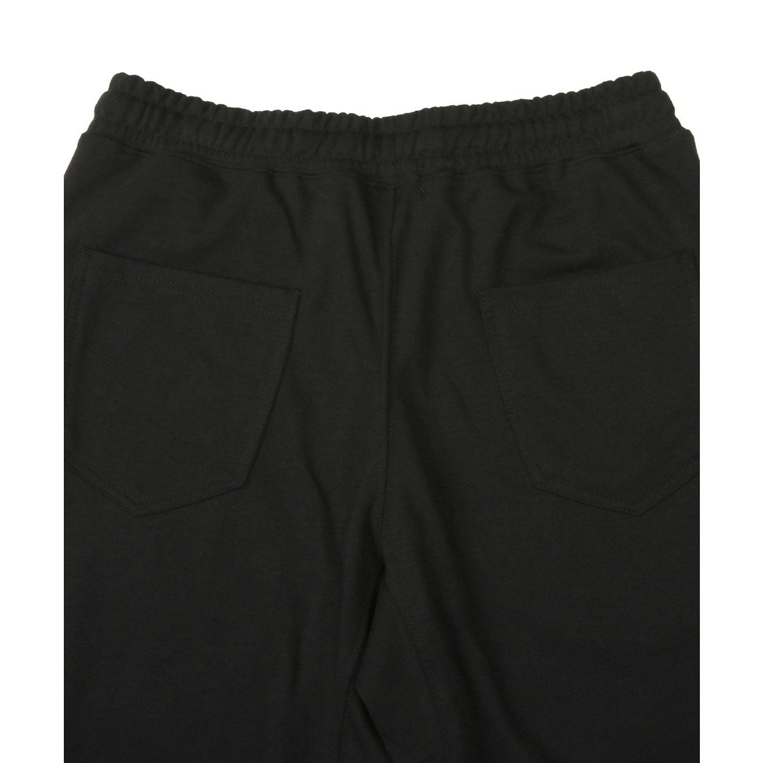 ラグスタイル LUXSTYLE ポンチジョガーパンツ/スウェットパンツ イージーパンツ メンズ ポンチ 無地 裾リブ 大きいサイズ ウエストゴム ストレッチ （ブラック） ブラック