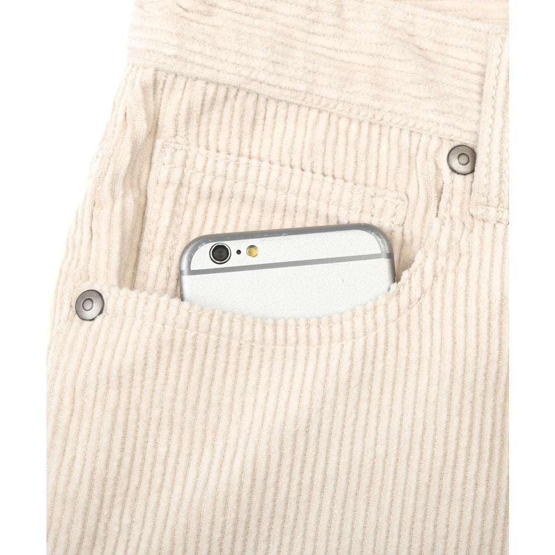 ラグスタイル LUXSTYLE コーデュロイタック入りクロップドパンツ/7分丈 9分丈 アンクル コーデュロイ タック入り タックパンツ コーデュロイパンツ チノパン （グレージュ） グレージュ