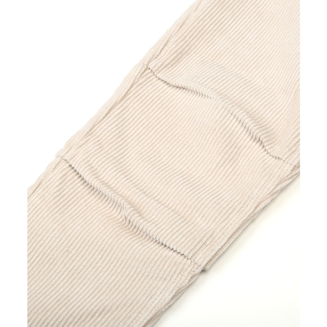 ラグスタイル LUXSTYLE コーデュロイタック入りクロップドパンツ/7分丈 9分丈 アンクル コーデュロイ タック入り タックパンツ コーデュロイパンツ チノパン （グレージュ） グレージュ