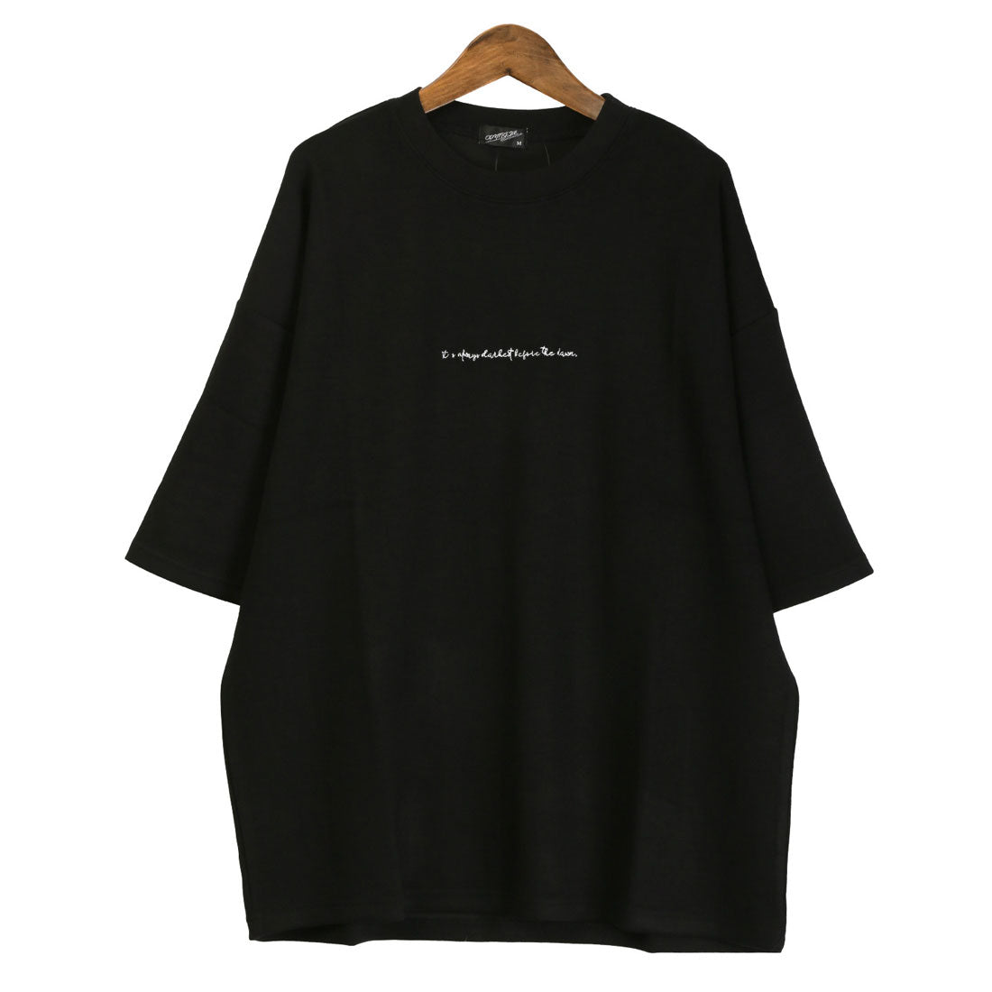 ラグスタイル LUXSTYLE クラウドグラフィックバックプリントポンチTシャツ/接触冷感 クール とろみ 選べるデザイン バックプリント ポンチ グラフィック プリント （Bブラック） Bブラック