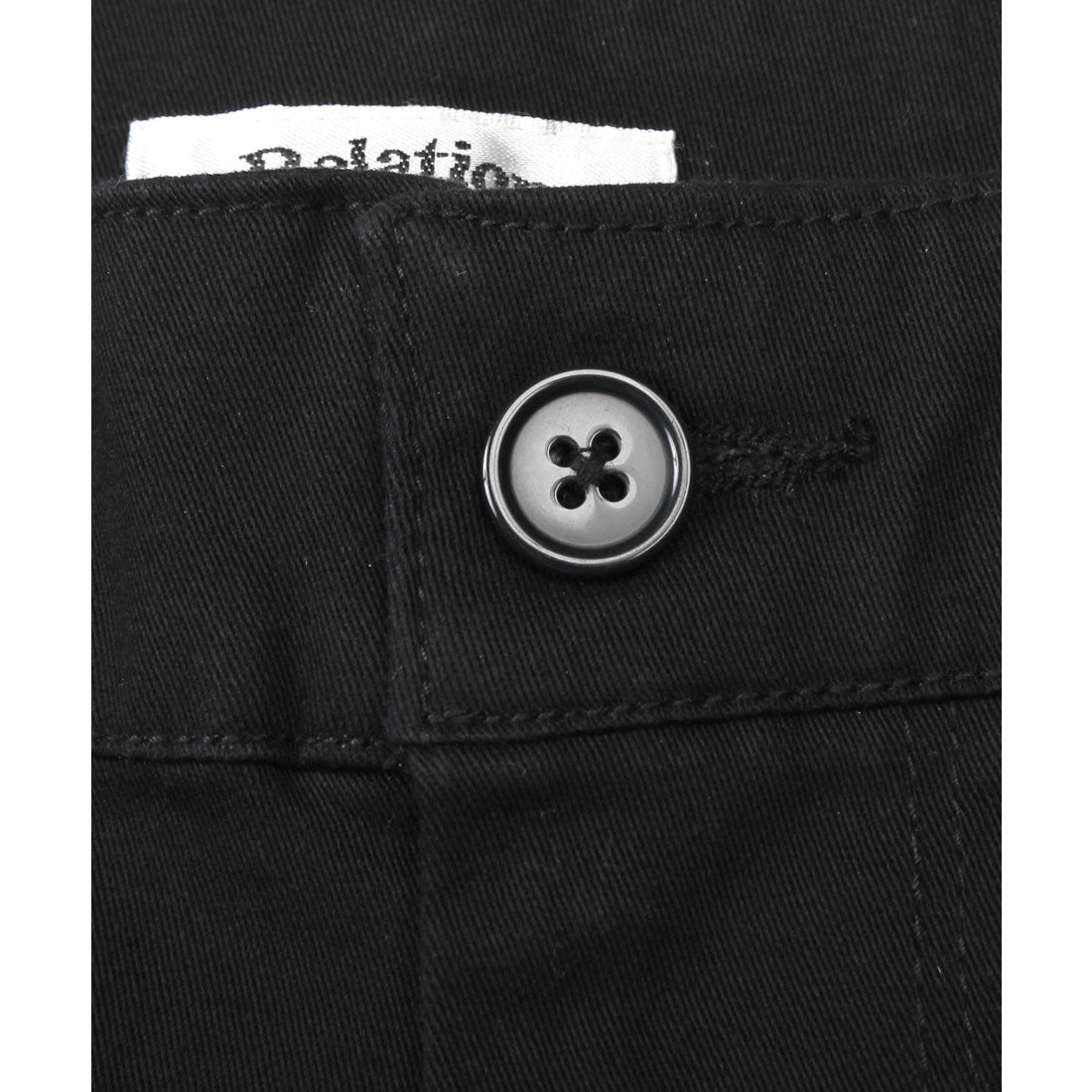 ラグスタイル LUXSTYLE ストレッチチノクロップドパンツ/チノパン クロップド丈 ひざ下 7分丈 ゴルフ 綿 コットン ストレッチ 伸縮性 スリム 細身 スキニー テーパード （ホワイト） ホワイト