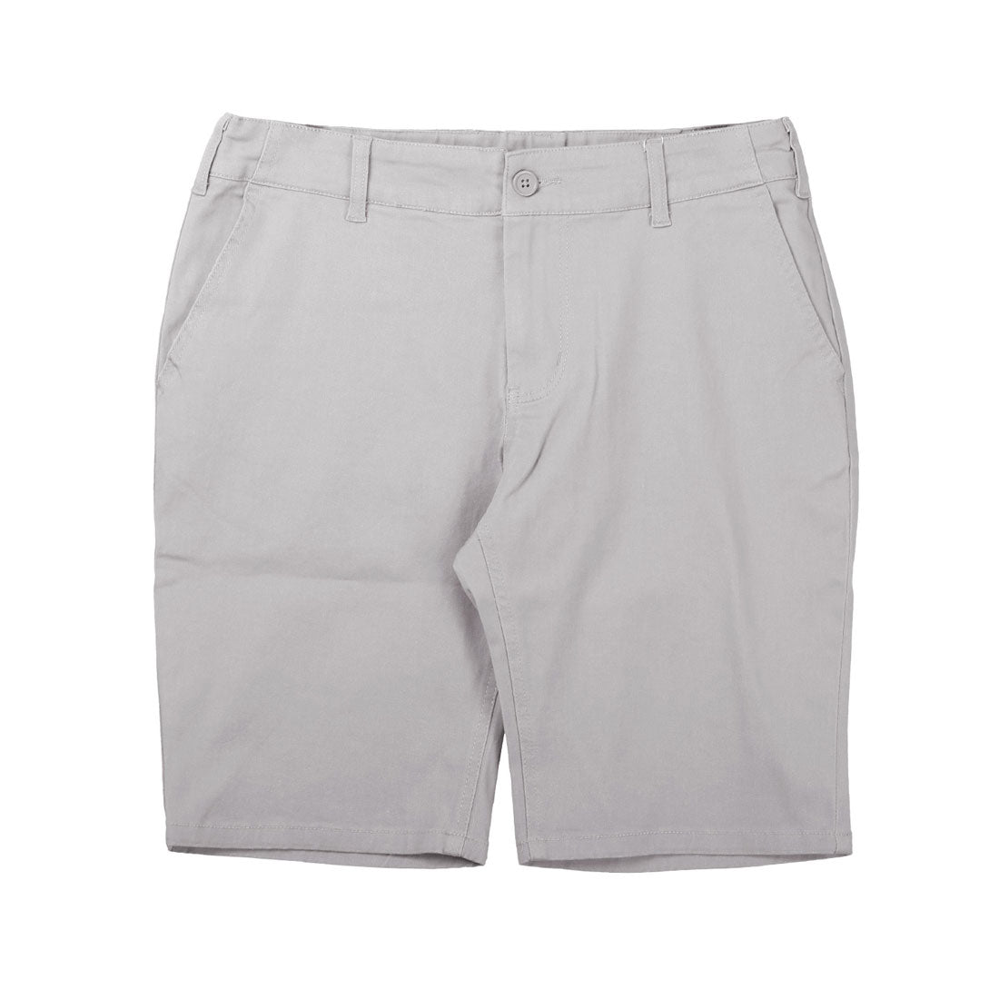 ラグスタイル LUXSTYLE ストレッチチノショートパンツ/ボトムス ハーフパンツ 短パン メンズ 膝下丈 ショート丈 細身 無地 ストレッチ 伸縮性 （グレー） グレー