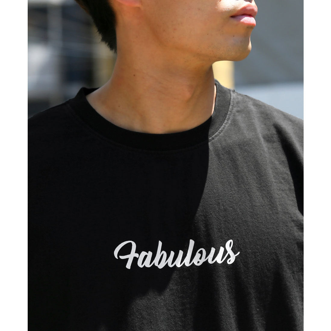 ラグスタイル LUXSTYLE ピグメントハードウォッシュGIRL半袖Tシャツ/半袖Tシャツ トップス ピグメント ハードウォッシュ ウォッシュ加工 ガール イラスト プリント ロゴ オーバーサイズ （ウォッシュブラック） ウォッシュブラック