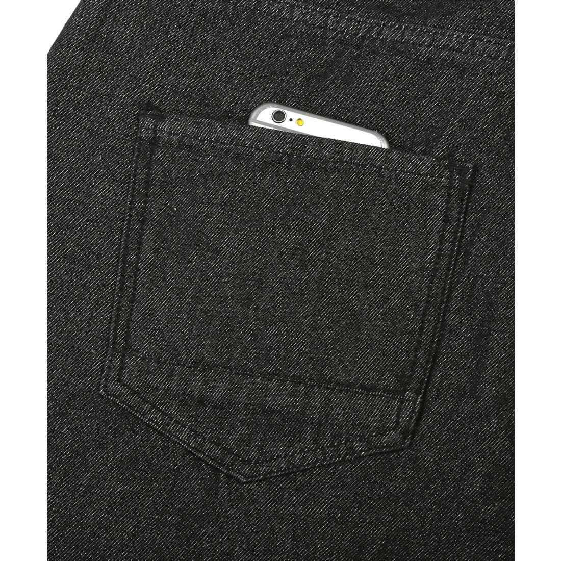 ラグスタイル LUXSTYLE デニムワイドテーパードパンツ/テーパードパンツ メンズ 大きいサイズ リラックスシルエット カジュアル ケミカル ワンウォッシュ ヴィンテージ 無地 通年 （ブルーケミカル） ブルーケミカル