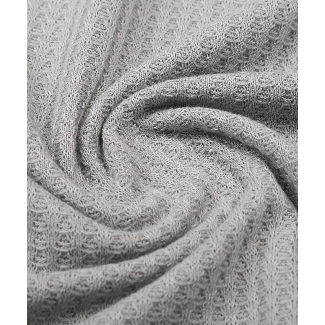 ラグスタイル LUXSTYLE サマーワッフル半袖Tシャツ/無地 ワッフル 夏 サマー ゆったり オーバーサイズ 丸首 クルーネック シンプル カジュアル （ブラック） ブラック