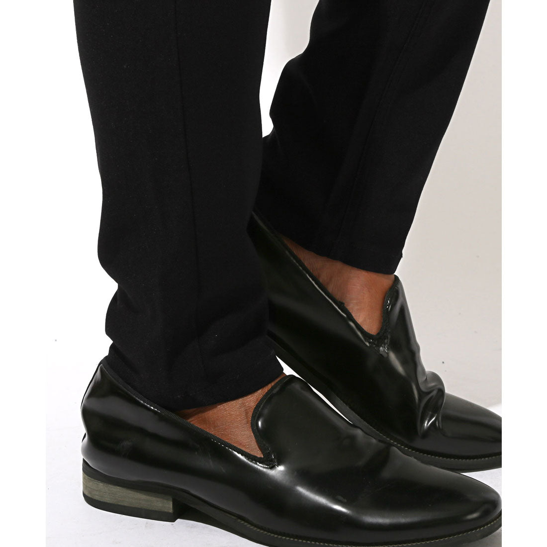 ラグスタイル LUXSTYLE スーパーストレッチパンツ/ボトムス ズボン パンツ スーパーストレッチ ストレッチ性 伸縮性 伸びる スリム 細身 美脚 脚長 チノパン （ブラック） ブラック