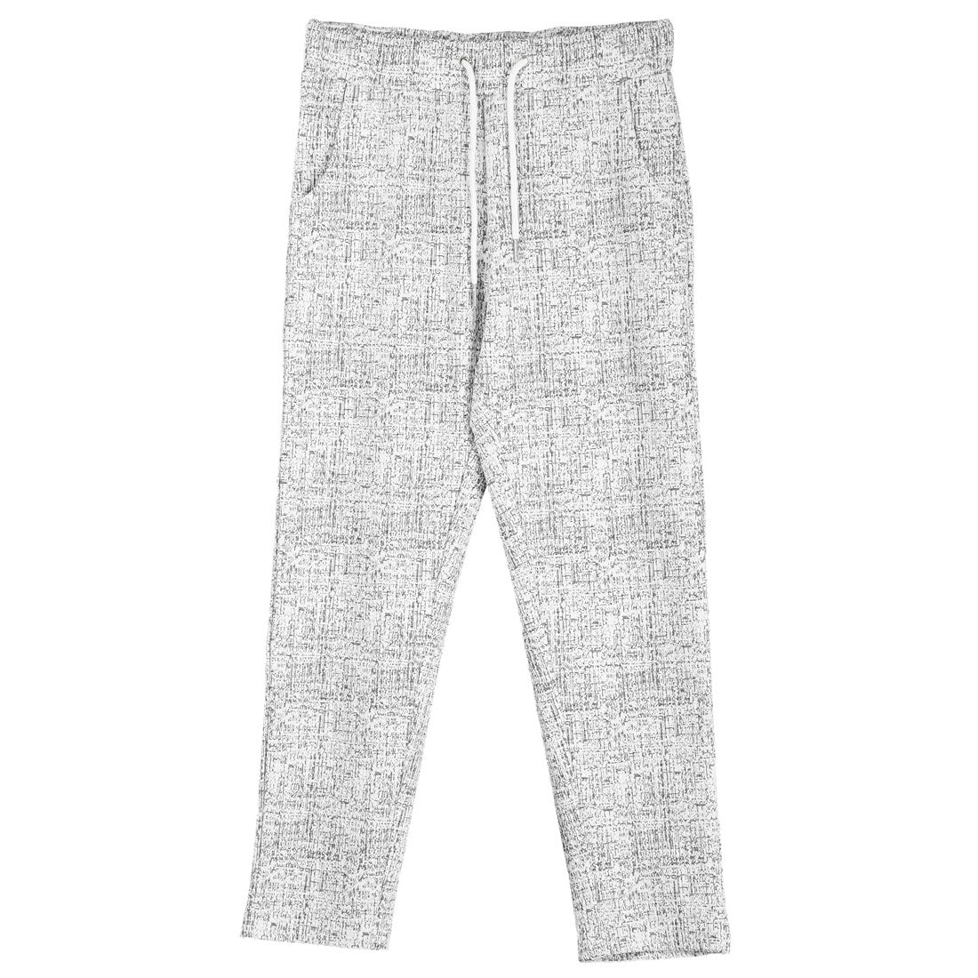 ラグスタイル LUXSTYLE モザイクチェックアンクルパンツ/テーパードパンツ スラックス トラウザー スキニーパンツ ストレッチ 伸縮性 モザイクチェック アンクル丈 （ブラック） ブラック