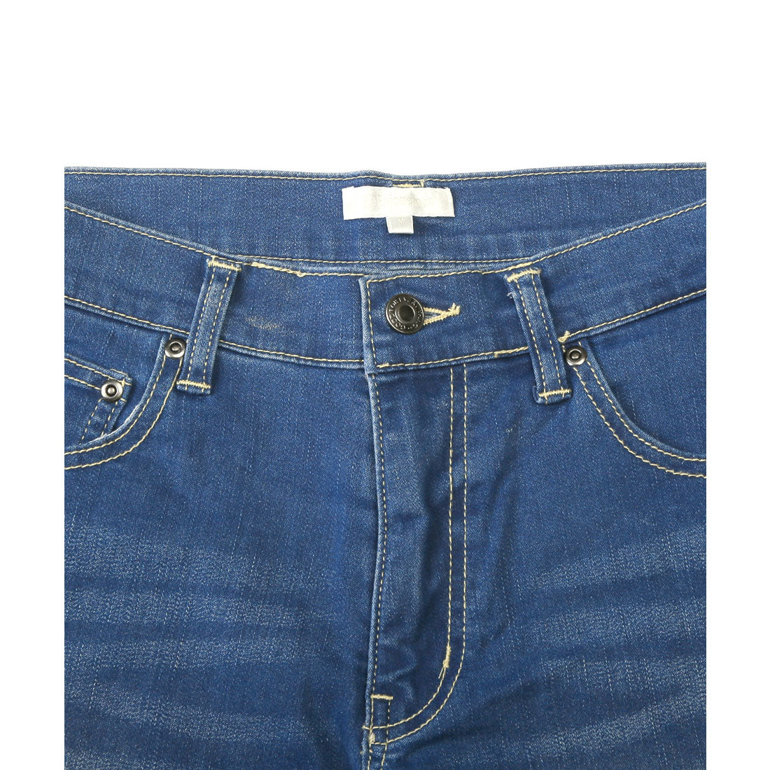 ラグスタイル LUXSTYLE 接触冷感デニムショートパンツ/短パン ショーツ ジーパン Gパン メンズ 接触冷感 ひんやり ショート丈 膝上 短め ストレッチ 大きいサイズ （ブリーチ） ブリーチ
