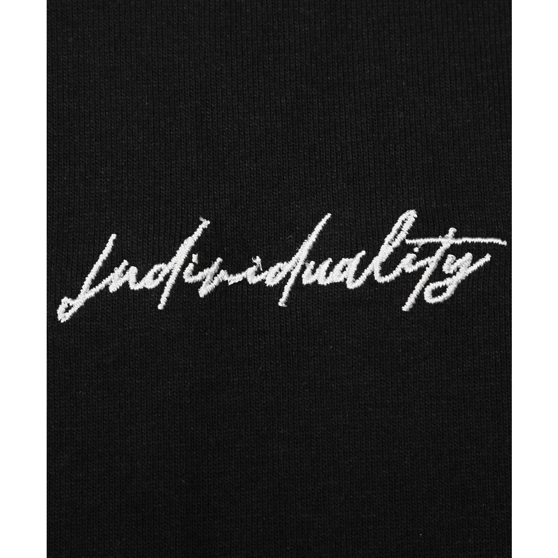 ラグスタイル LUXSTYLE フード付きデニム切替ポケット半袖Tシャツ/フーディ フード付き 蛍光色 ネオンカラー 差し色 刺繍 ロゴ デニム 切替 （ホワイト） ホワイト