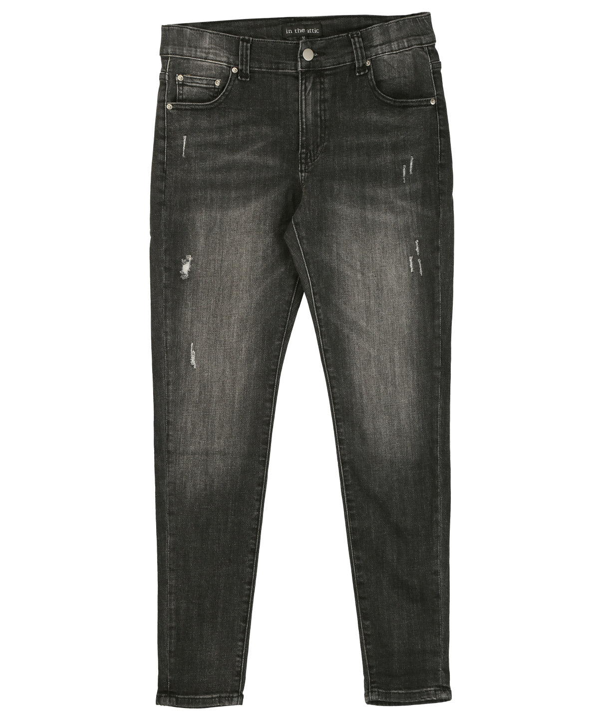 ラグスタイル LUXSTYLE キャロットスキニーデニムパンツ/ジーンズ キャロットパンツ ボトムス ズボン パンツ ストレッチ 伸縮性 伸びる スリム （ブラック） ブラック