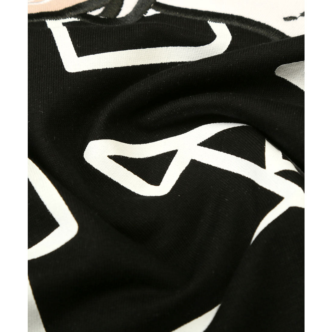 ラグスタイル LUXSTYLE RUMSODA(ラムソーダ)天竺ツイルアップリケ刺繍半袖Tシャツ/トップス メンズ 半袖 ブランド テディベア クマ アップリケ 刺繍 ビッグロゴ 総柄 プリント 天竺 （ホワイト） ホワイト