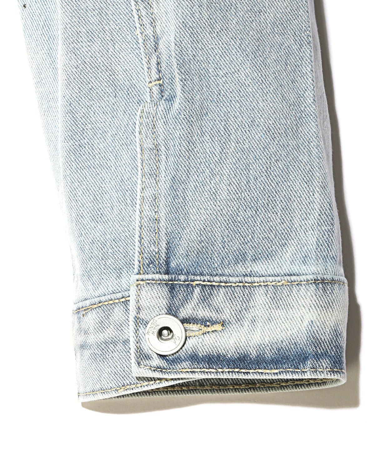 ラグスタイル LUXSTYLE ラインストーングラデーションデニムジャケット/ラインストーン ジーンズジャケット トラッカージャケット キラキラ グリッター おしゃれ （ブラック） ブラック