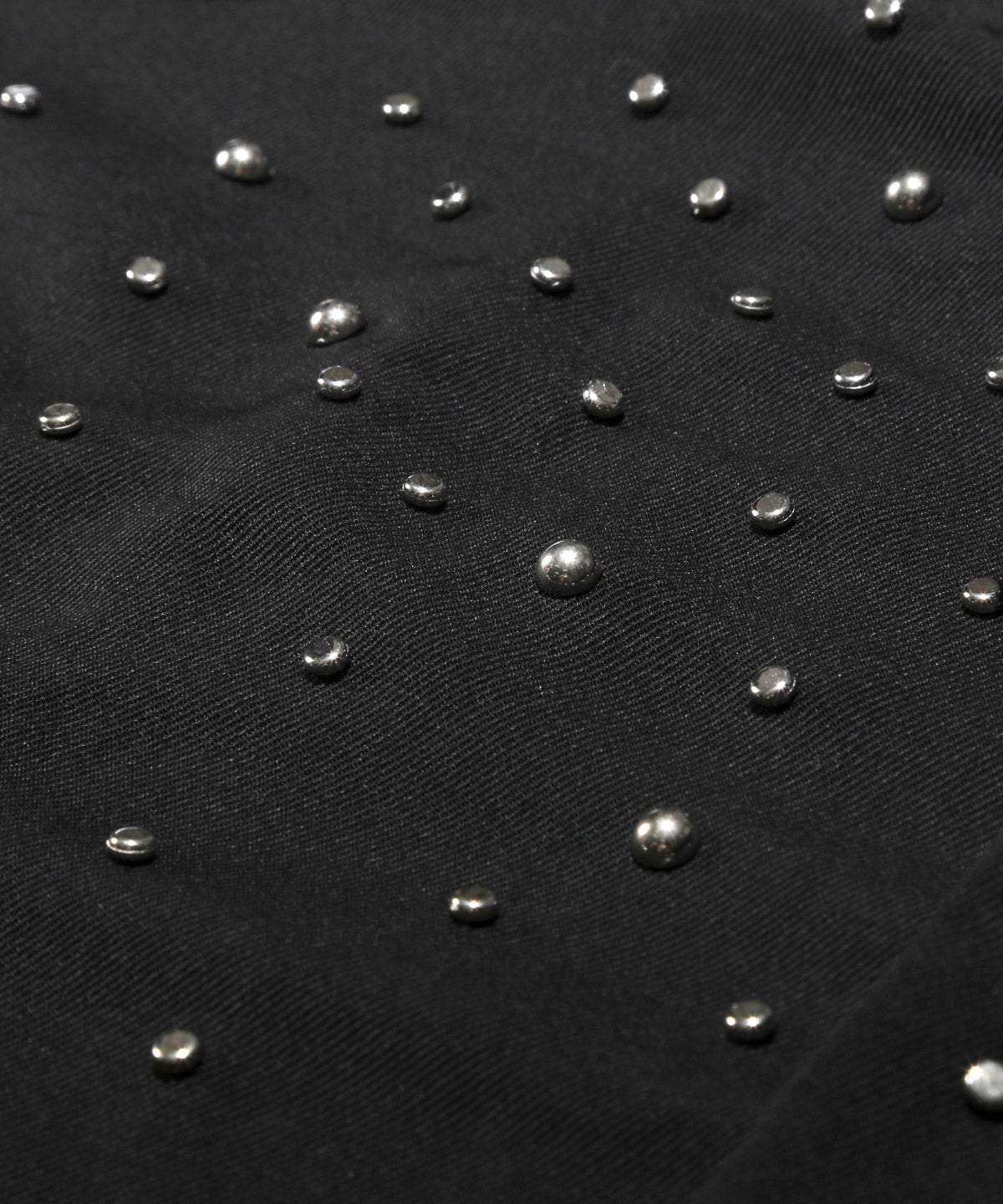 ラグスタイル LUXSTYLE メタルパールストーン長袖シャツ/長袖シャツ カジュアルシャツ おしゃれ メタル パール ストーン ラインストーン ビジュー ビーズ 装飾付き （ホワイト） ホワイト