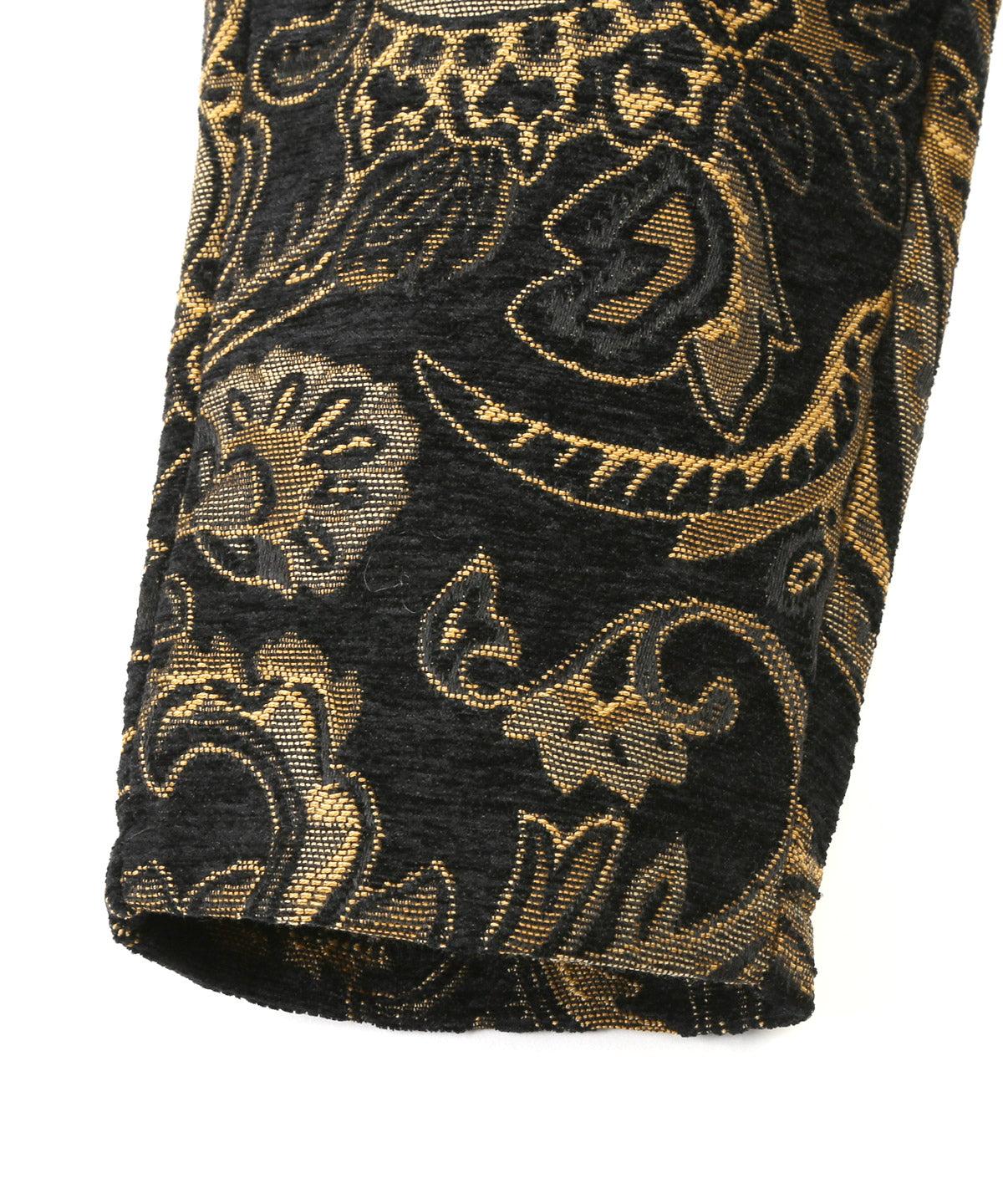 ラグスタイル LUXSTYLE ゴブラン織りペイズリー柄イージーパンツ/イージーパンツ ボトムス ペイズリー柄 ゴブラン織り フラワー 花柄 ウエストゴム 総柄 おしゃれ （ベージュ） ベージュ