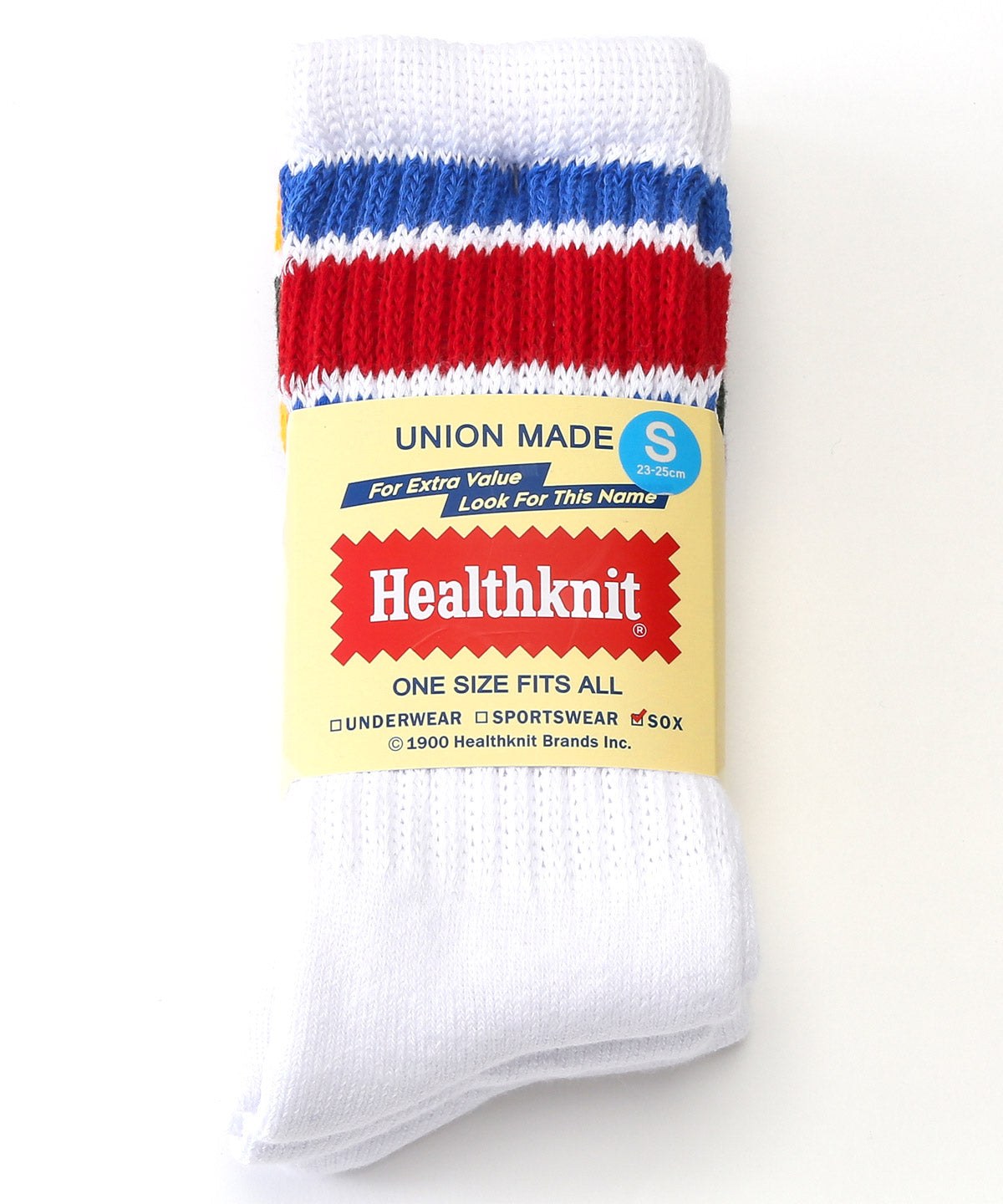 ラグスタイル LUXSTYLE Healthknit(ヘルスニット)配色3本ラインクルーソックス3足セット/ソックス クルーソックス ラインソックス スケーターソックス 3本ライン 配色 ブランド クルー丈 ミドル丈 （3足セット） 3足セット