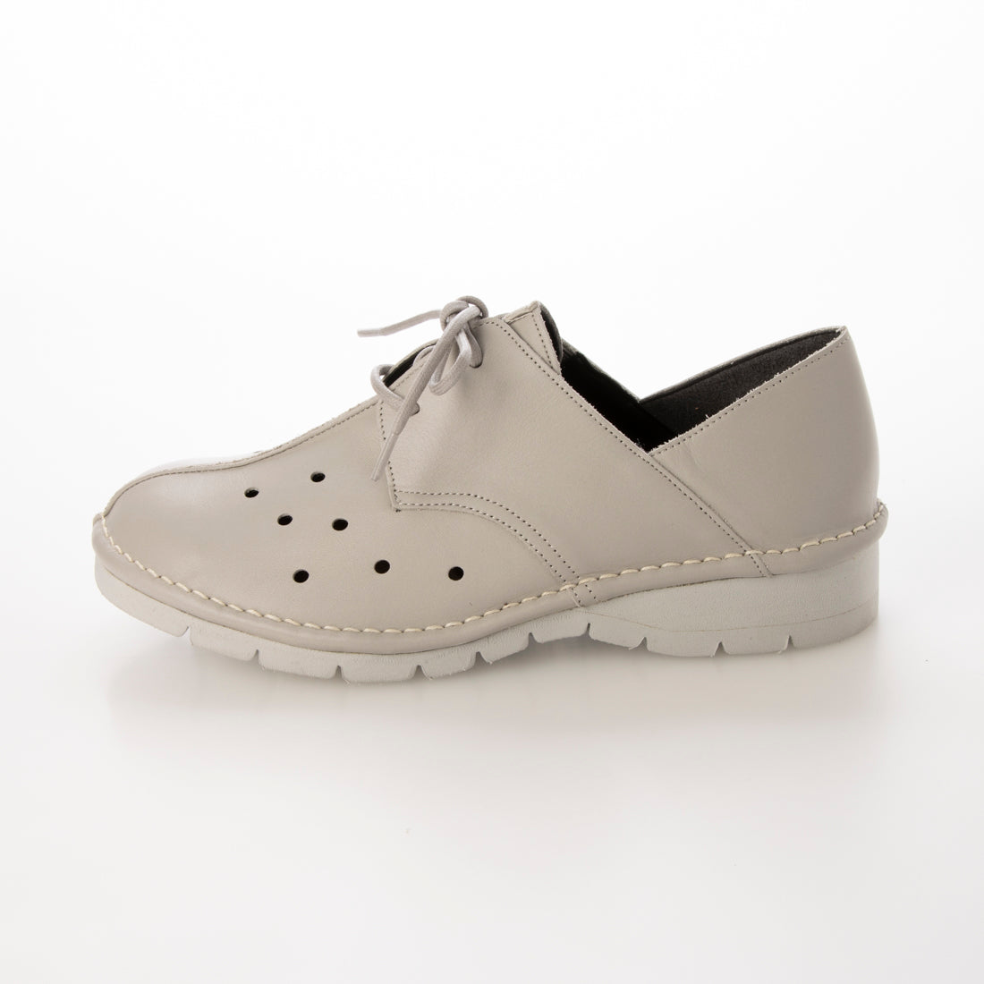 Milla Sports Soft Leather Comfortable Punching Casual Shoes
