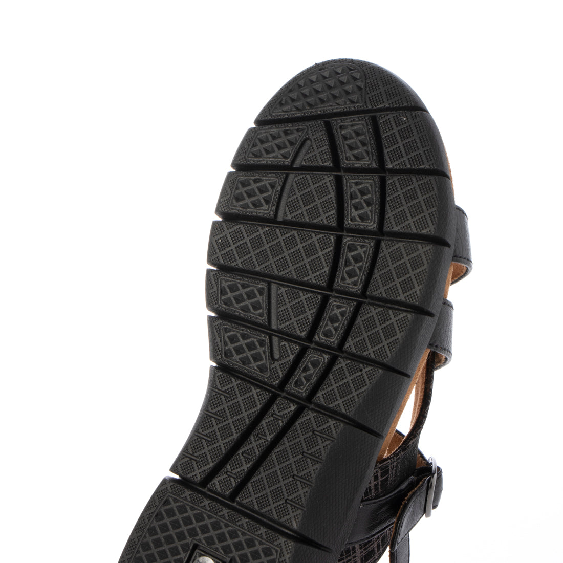 Milla Sports Printed leather combination soft flat sole sandals