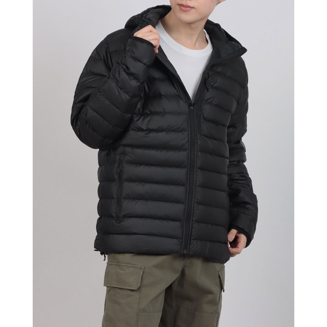 マーモット Marmot ハイランダー フーディー ダウンジャケット （ブラック） ブラック