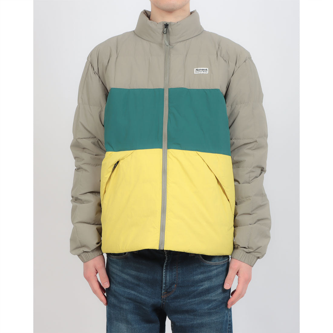 マーモット Marmot アレス ダウンジャケット （ベチバー×ジャングル×ライム） ベチバー×ジャングル×ライム