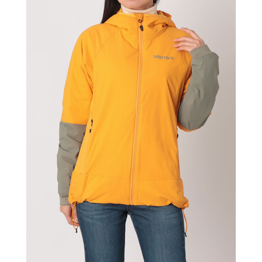 マーモット Marmot ノーバス LT ハイブリッド フーディ アウトドアジャケット （ゴールデンサン×ベチバー） ゴールデンサン×ベチバー