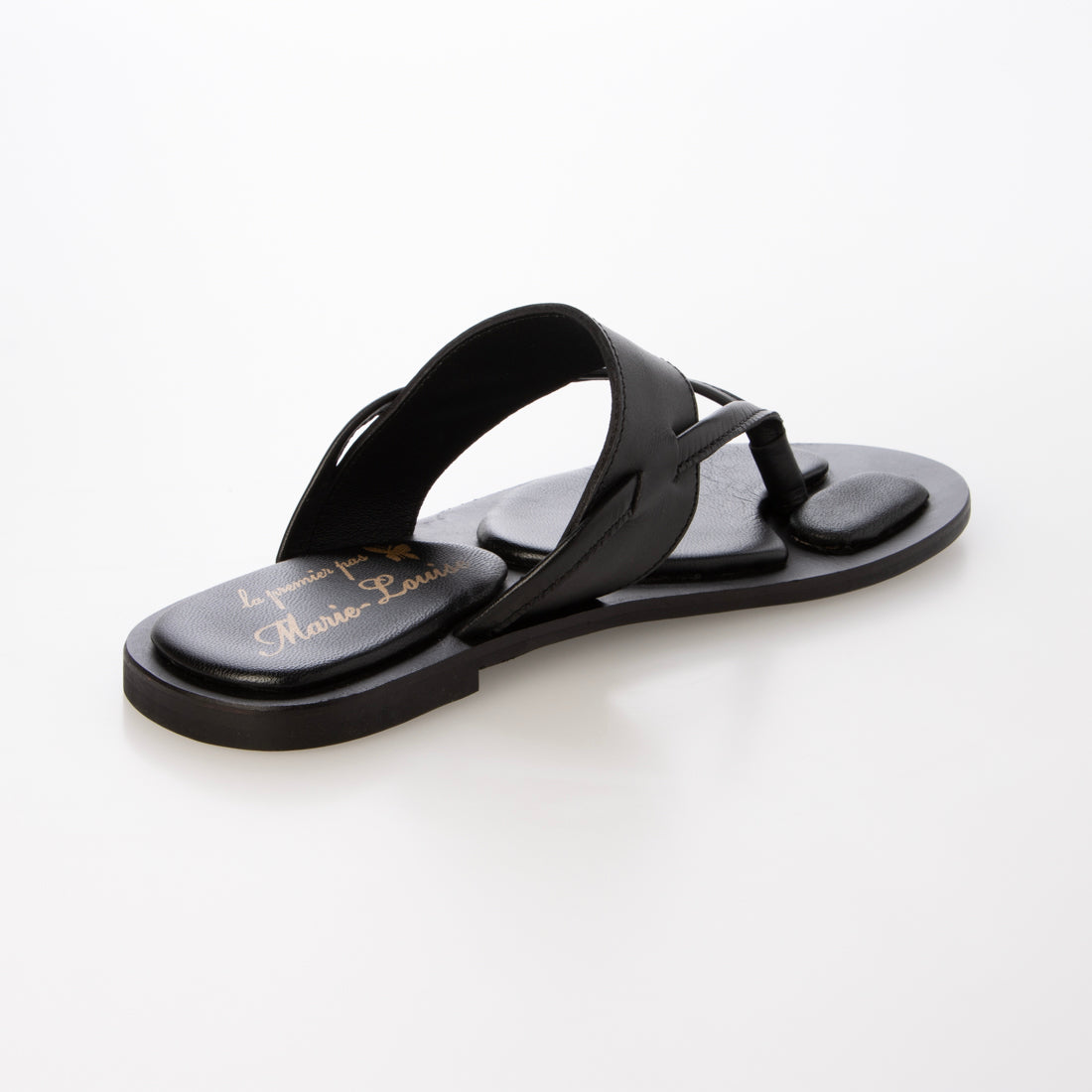 マリー・ルイーズ Marie-Louise 【本革】トングレザーサンダル （BLACK） BLACK