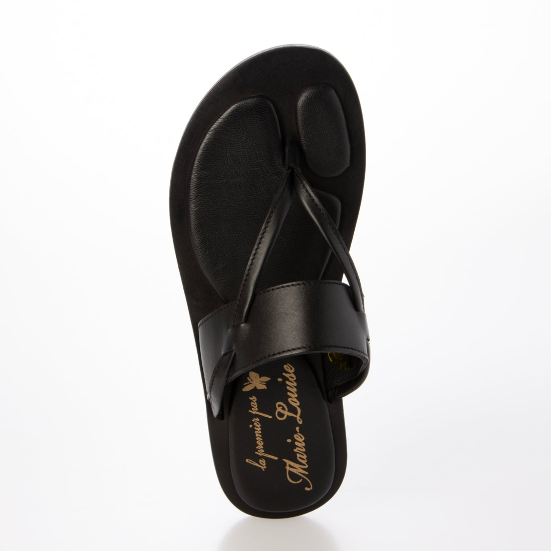 マリー・ルイーズ Marie-Louise 【本革】トングレザーサンダル （BLACK） BLACK