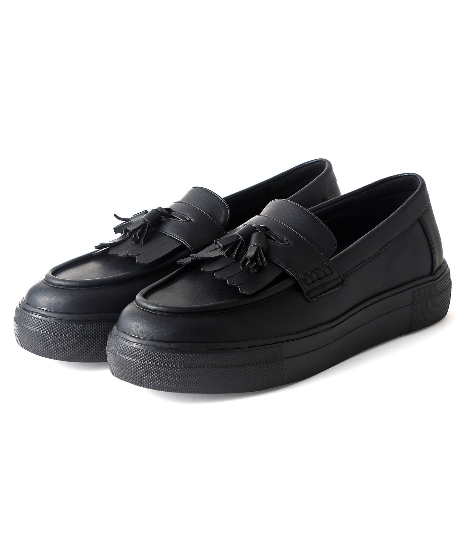 ミッドランドフットウェアーズ Midland Footwears スタイルアップソール タッセルローファー スニーカー （BL） BL