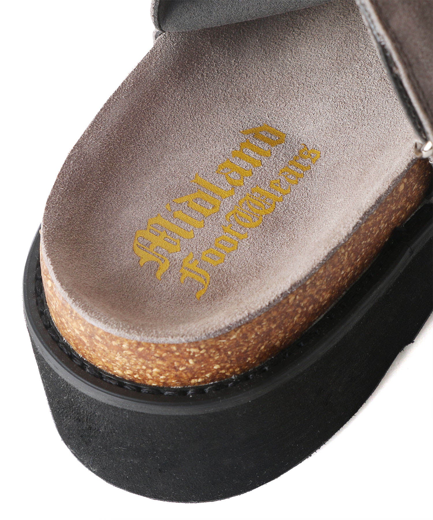 ミッドランドフットウェアーズ Midland Footwears ハイソール ダブルベルト ボリューム デザインサンダル （BG） BG