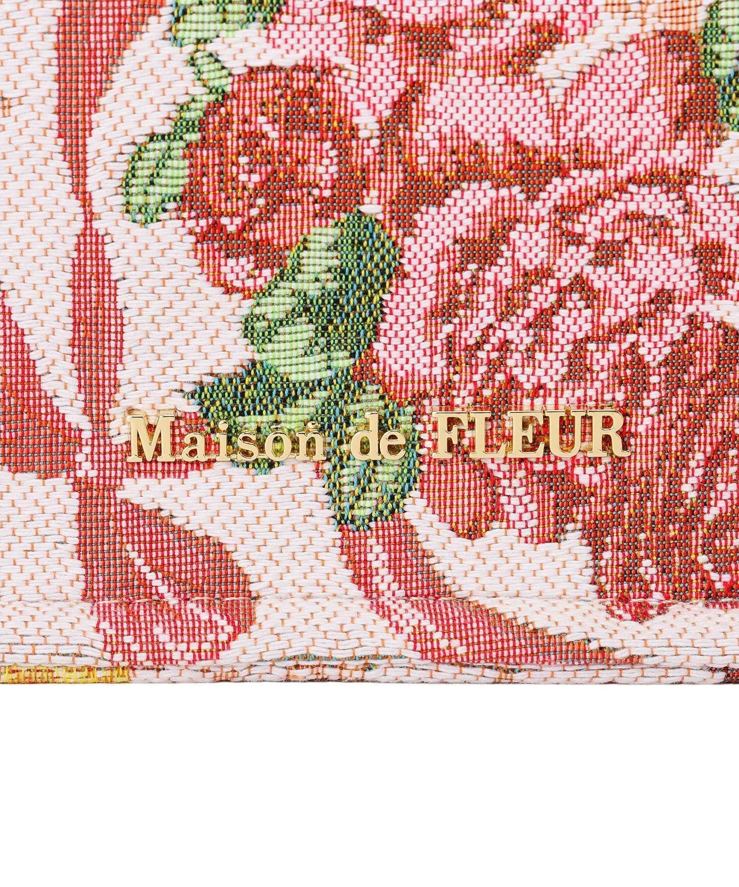 メゾン ド フルール Maison de FLEUR フラワーガーデン柄ゴブランスクエアトートバッグ （マルチ） マルチ