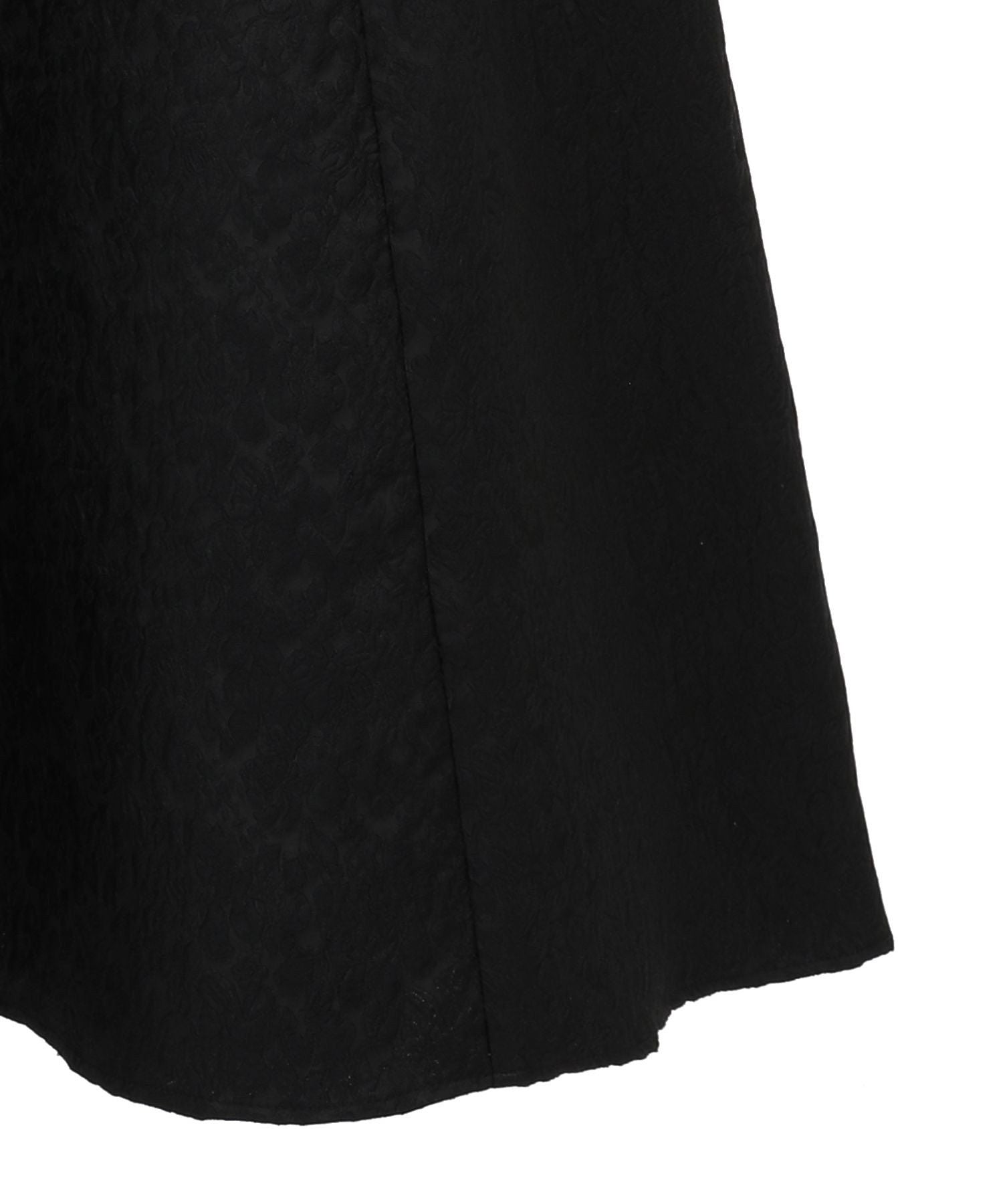 メゾン ド フルール Maison de FLEUR 慈愛に満ちたジャカードワンピース （ブラック） ブラック