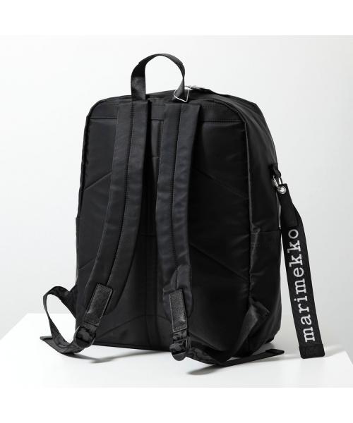 マリメッコ marimekko marimekko バックパック ZIP TOP BACKPACK SOLID 093325  （009/ブラック） 009/ブラック