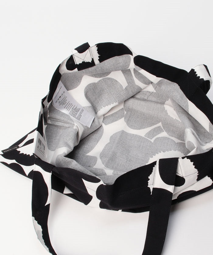 マリメッコ marimekko ファブリックバッグ / Pieni Unikko トートバッグ 布 鞄 ウニッコ サブバッグ 67572 69915 ギフト （ベージュ） ベージュ