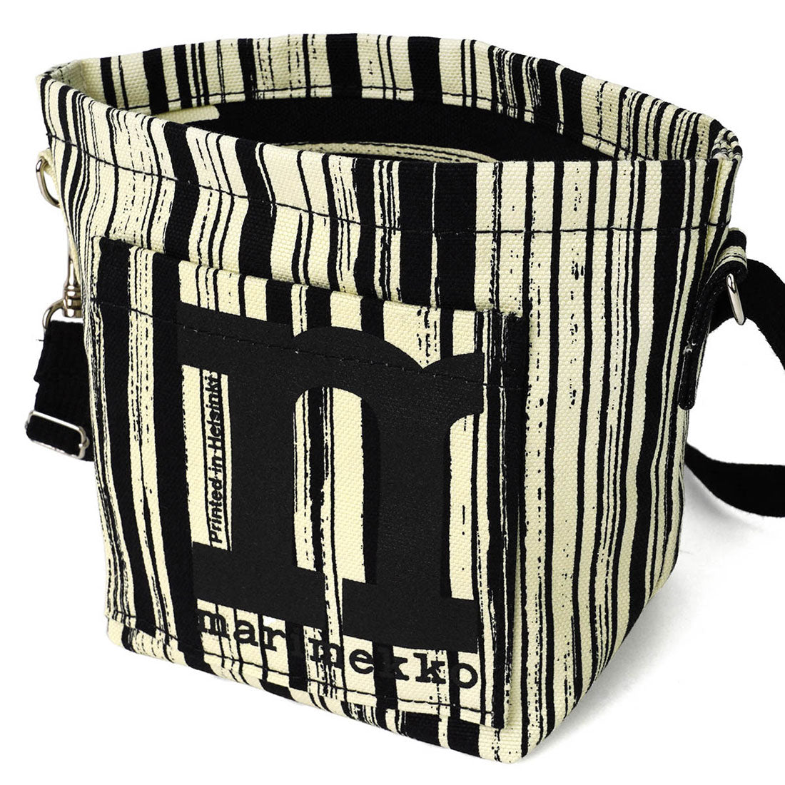 マリメッコ marimekko ショルダーバッグ モノ ミニ クロスボディ シルエット ショルダーバッグ 093280 290 LIGHT YELLOW/BLACK