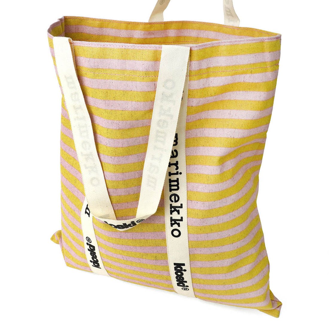 マリメッコ marimekko トートバッグ キオスキ キャリア ミディ タサライタ トートバッグ 093347 320 LIGHT PINK/LIGHT YELLOW （ライトピンク/ライトイエロー） ライトピンク/ライトイエロー