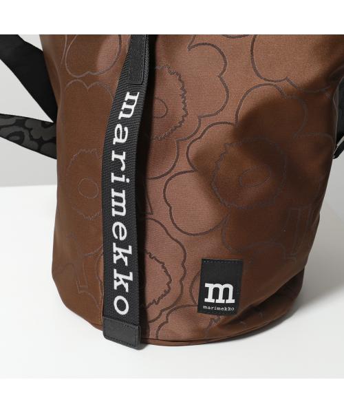 マリメッコ marimekko marimekko バッグ ALL DAY BUCKET PIIRTO UNIKKO 093943 （890/ブラウン） 890/ブラウン