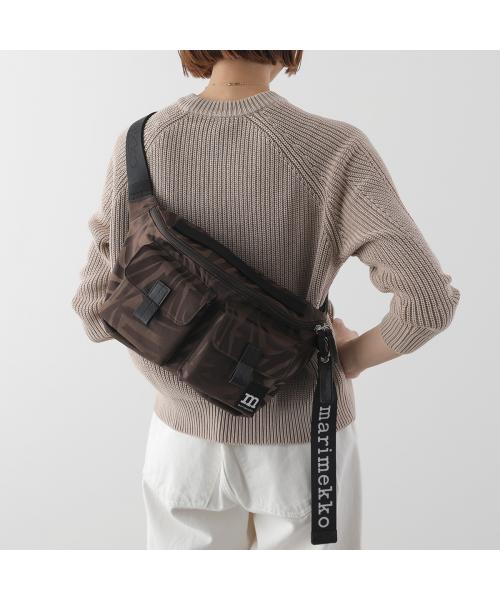 マリメッコ marimekko marimekko ボディバッグ Sling Bag M Jokuraita 094616 （880/ブラウン） 880/ブラウン