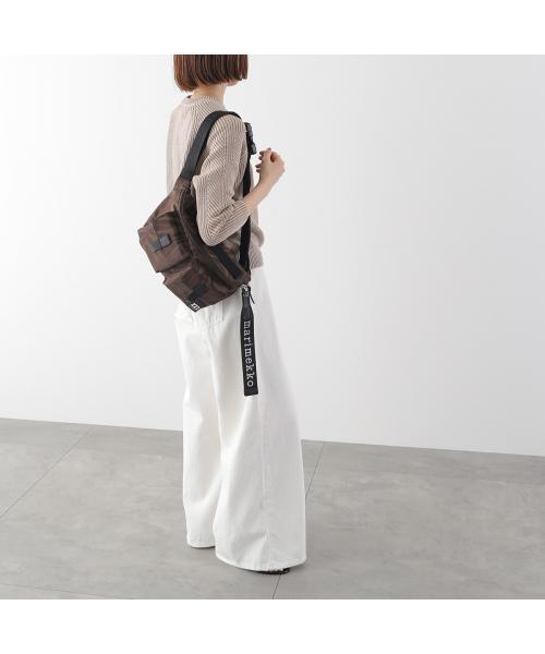 マリメッコ marimekko marimekko ボディバッグ Sling Bag M Jokuraita 094616 （880/ブラウン） 880/ブラウン