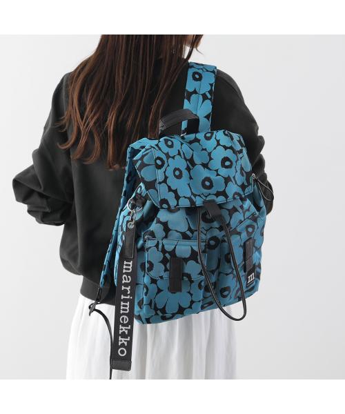 マリメッコ marimekko marimekko バックパック Everything Backpack L 094603 （590/ブルー他） 590/ブルー他
